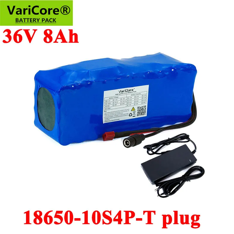 VariCore 36V 10S4p 8ah Electric Bike batteries 3.7V 18650 Lithium Battery Pack Built in 20A BMS with 42V 2A E-bike Charger
VariCore 36V 10S4p 8ah Electric Bike batteries 3.7V 18650 Lithium Battery Pack Built in 20A BMS with 42V 2A E-bike Charger