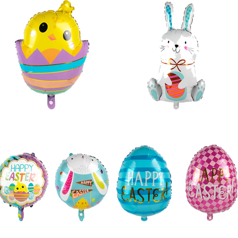 Cyuan Easter Chick Bunny Cartoon Foil Balloons Happy Easter DAY Party Decoration Forest Animals Helium Balloons Kid's Favor
Cyuan Easter Chick Bunny Cartoon Foil Balloons Happy Easter DAY Party Decoration Forest Animals Helium Balloons Kid's Favor