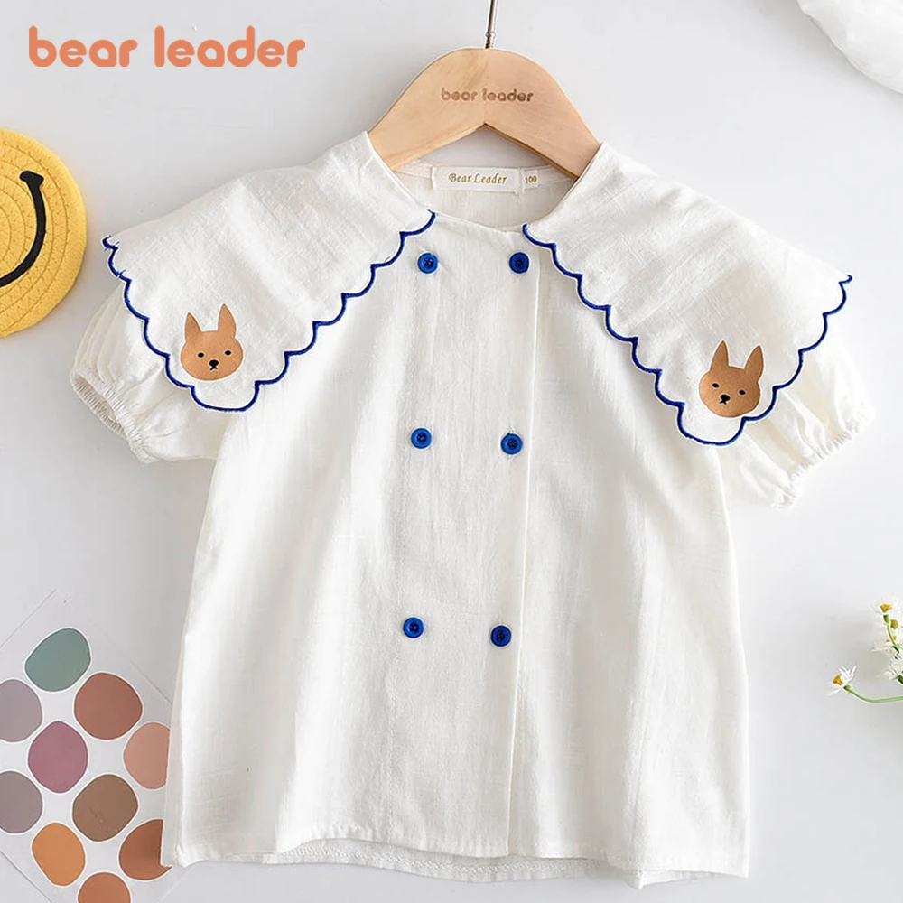 Bear Leader Korea Summer 1-6 Year Children Sweet Floral Short Sleeve Tops T-shirt Rabbit Kids Baby Girls Peterpan Collar Blouse
Bear Leader Korea Summer 1-6 Year Children Sweet Floral Short Sleeve Tops T-shirt Rabbit Kids Baby Girls Peterpan Collar Blouse