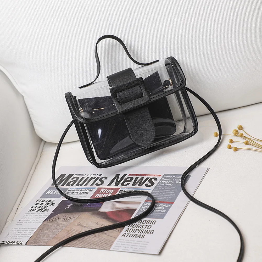 Fashion Women Transparent Pattern Shoulder Bag Hardware Chain Strap Color Block Messenger Handbag Composite ToteQ3
Fashion Women Transparent Pattern Shoulder Bag Hardware Chain Strap Color Block Messenger Handbag Composite ToteQ3