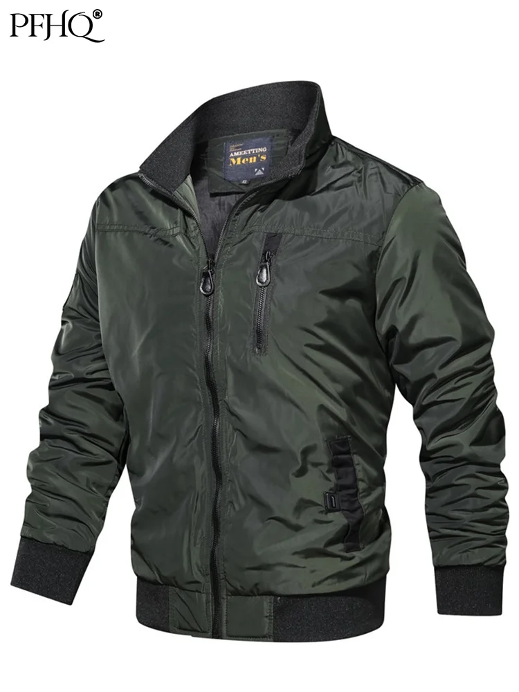 PFHQ 2022 Autumn Men's Stand Collar Jacket New Casual Solid Color Mature Male Slim Fit Youth Flight Coat Stylish Clothes 21Q1354
PFHQ 2022 Autumn Men's Stand Collar Jacket New Casual Solid Color Mature Male Slim Fit Youth Flight Coat Stylish Clothes 21Q1354