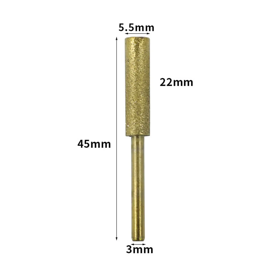 Diamond Chainsaw Sharpener Stone 3 Pcs 3mm Handle 4.0mm/4.8mm/5.5mm Grinding Stone File Titanium-plated Emery
Diamond Chainsaw Sharpener Stone 3 Pcs 3mm Handle 4.0mm/4.8mm/5.5mm Grinding Stone File Titanium-plated Emery