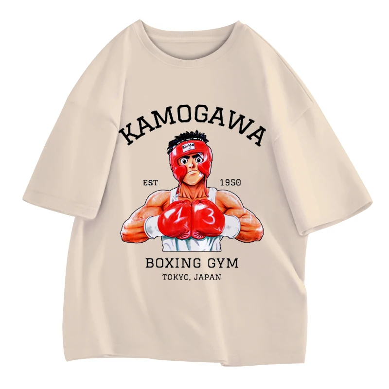 Новинка, Винтажная Футболка KBG Hajime no Ippo, женские футболки в японском стиле, модная уличная одежда, футболки унисекс
Новинка, Винтажная Футболка KBG Hajime no Ippo, женские футболки в японском стиле, модная уличная одежда, футболки унисекс