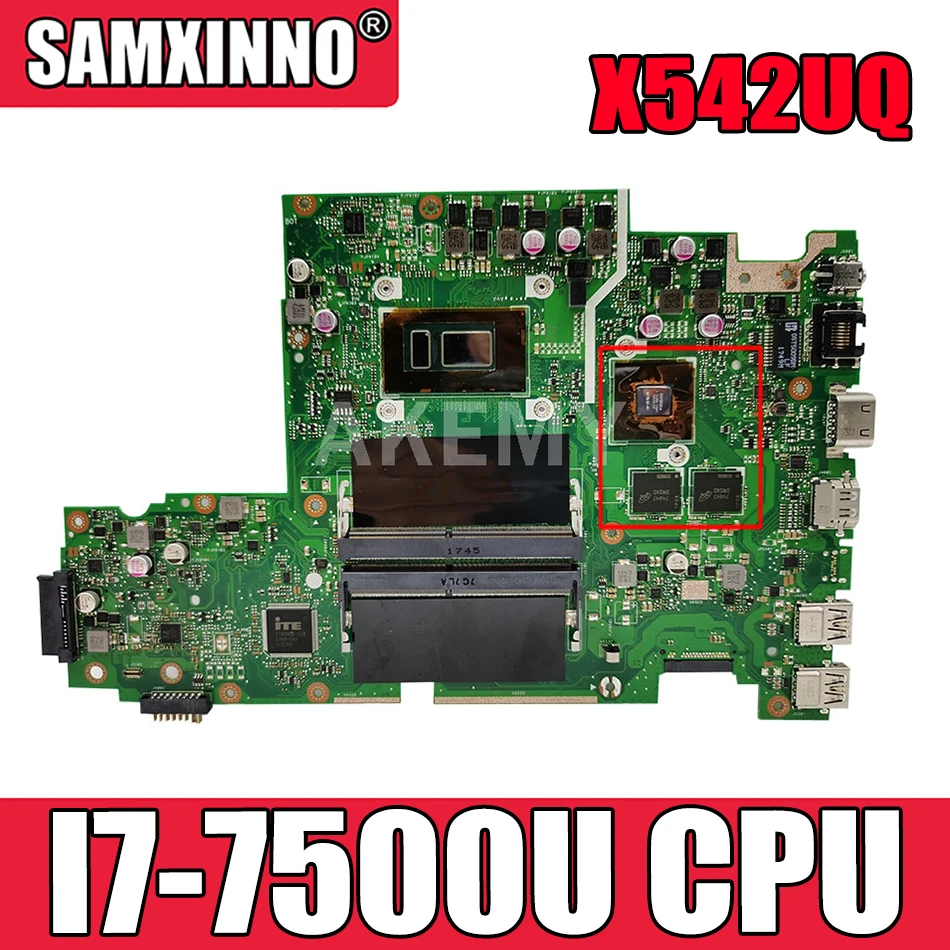Akemy Материнская плата ASUS VivoBook X542UQ X542UR X542UN X542UF X542U FL8000U материнская плата для ноутбука с фотографическим процессором (V2G)
Akemy Материнская плата ASUS VivoBook X542UQ X542UR X542UN X542UF X542U FL8000U материнская плата для ноутбука с фотографическим процессором (V2G)