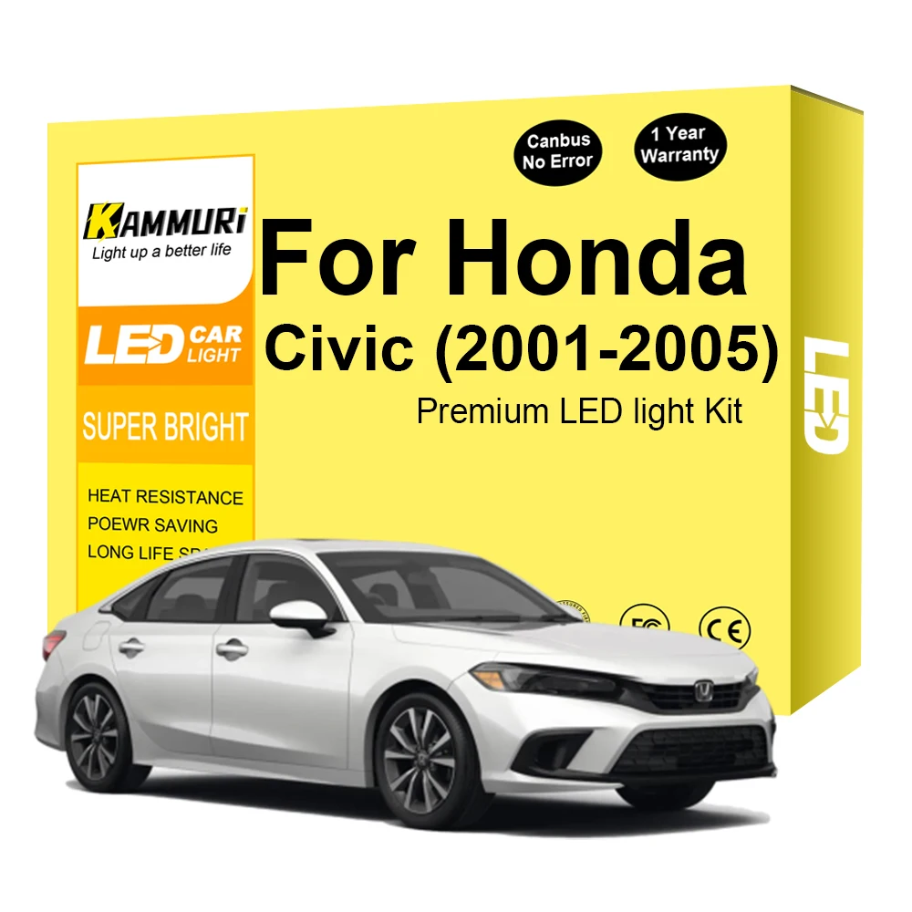 11Pcs Bulb Canbus Car LED Interior Light Kit For 2001 2002 2003 2004 2005 Honda Civic Dome Map Reading Trunk License Plate Lamp
11Pcs Bulb Canbus Car LED Interior Light Kit For 2001 2002 2003 2004 2005 Honda Civic Dome Map Reading Trunk License Plate Lamp
