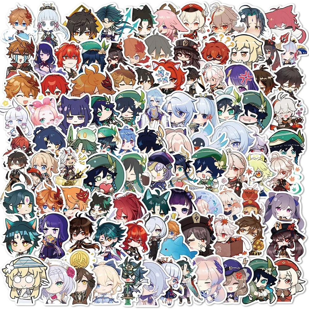 10/50/100pcs Cute Genshin Impact Stickers Anime Game Decals Sticker for Laptop Luggage Skateboard Guitar Motorcycle Kids Toys
10/50/100pcs Cute Genshin Impact Stickers Anime Game Decals Sticker for Laptop Luggage Skateboard Guitar Motorcycle Kids Toys