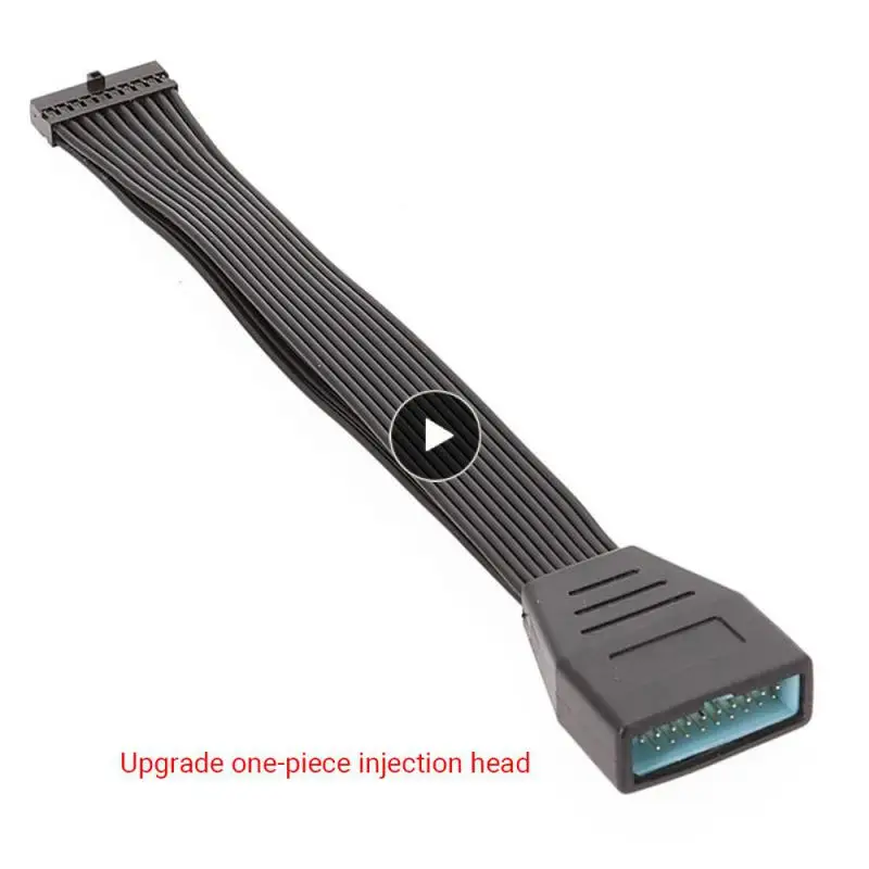 Flat Cable Strip Female To Usb 3.0 Black 19pin 20pin Usb3.0 Mainboard Extension Cable Motherboard Accessories Adapter 15cm
Flat Cable Strip Female To Usb 3.0 Black 19pin 20pin Usb3.0 Mainboard Extension Cable Motherboard Accessories Adapter 15cm