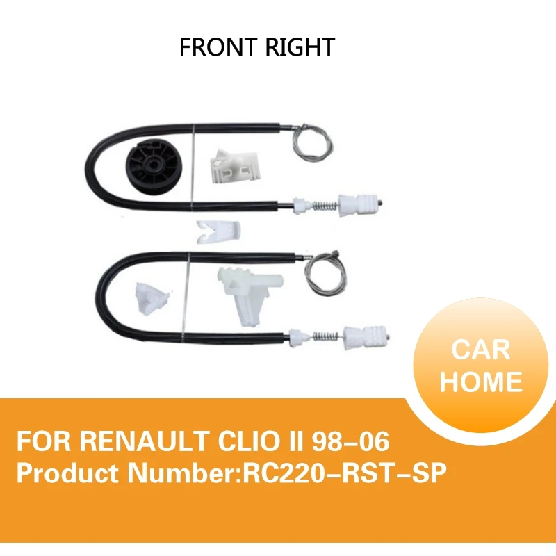 Оконный регулятор, полный комплект зажимов для RENAULT CLIO II, комплект для ремонта оконного регулятора, передняя и правая двери 2/3, 1998-2006
Оконный регулятор, полный комплект зажимов для RENAULT CLIO II, комплект для ремонта оконного регулятора, передняя и правая двери 2/3, 1998-2006