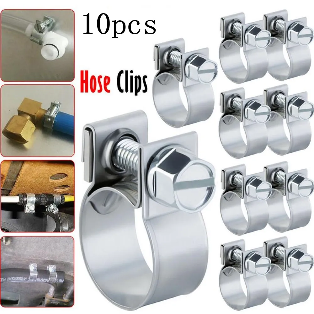 10Pcs Mini HOSE Clamps Clip Clamp Hex Head Fuel Line Diesel Petrol Pipe Clamps Clips Gasoline Pipe Jubilee Clamp Fixing Cables
10Pcs Mini HOSE Clamps Clip Clamp Hex Head Fuel Line Diesel Petrol Pipe Clamps Clips Gasoline Pipe Jubilee Clamp Fixing Cables