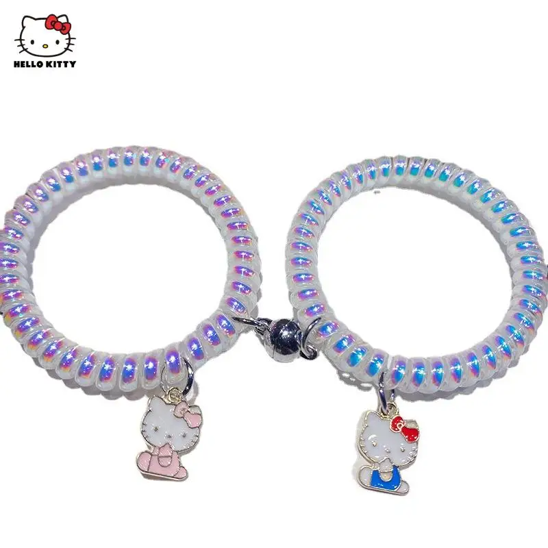 New Kawaii Telephone Line Bracelet Cinnamoroll Magnet Bracelet Student Hair Ring Jewelry Girls Hello Kitty Bracelet Toys for
New Kawaii Telephone Line Bracelet Cinnamoroll Magnet Bracelet Student Hair Ring Jewelry Girls Hello Kitty Bracelet Toys for