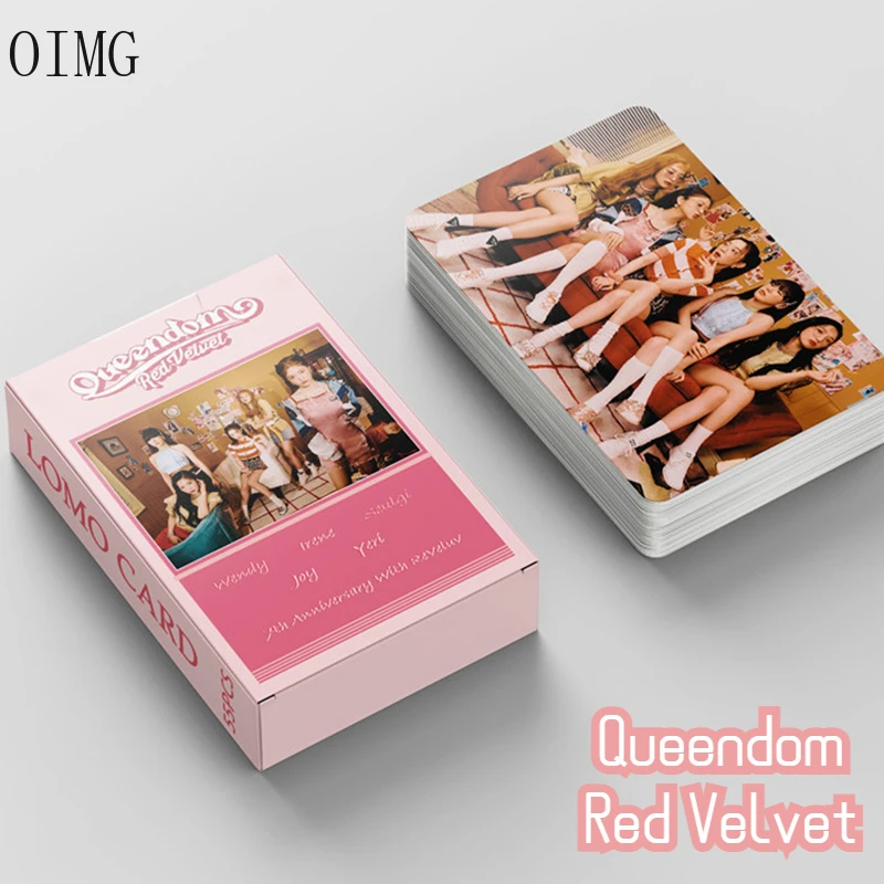 55pcs/set Kpop Red Velvet Photocards Queendom Lomo Cards Kpop Album Postcards Photo Card Girls Group Idol for Fans Gift
55pcs/set Kpop Red Velvet Photocards Queendom Lomo Cards Kpop Album Postcards Photo Card Girls Group Idol for Fans Gift