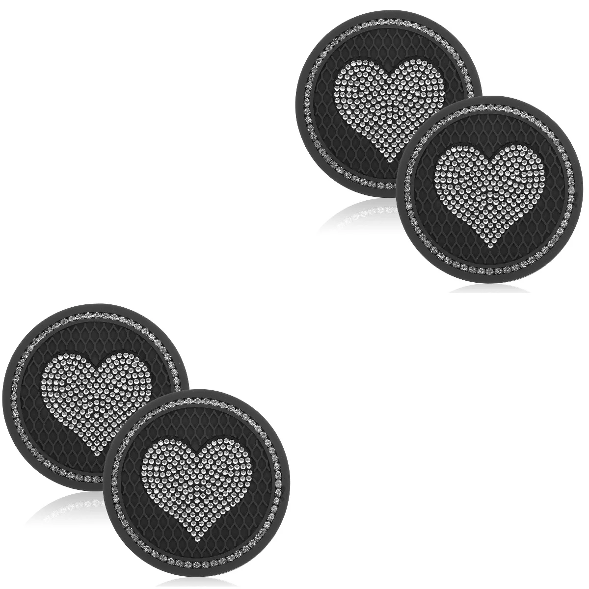 4 Pcs Car Coaster Protective Bottle Mats Heat-resistant Mount Cup Holders Drinks Truck Round Pad Pvc Man Heart Decor
4 Pcs Car Coaster Protective Bottle Mats Heat-resistant Mount Cup Holders Drinks Truck Round Pad Pvc Man Heart Decor