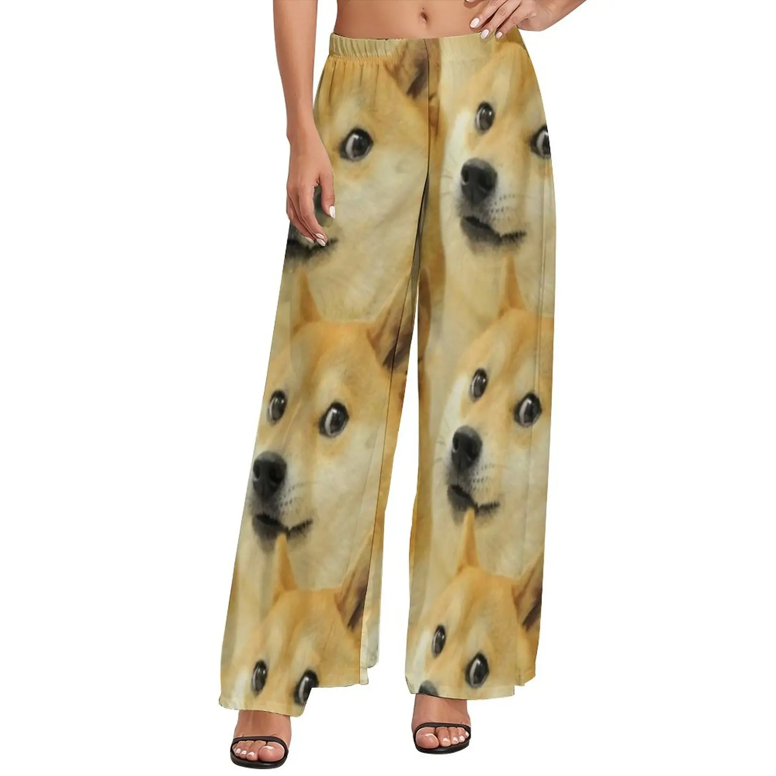 Doge Meme Print Pants Straight Shiba Inu Casual Wide Leg Pants Summer Woman High Waisted Oversized Street Fashion Print Trousers
Doge Meme Print Pants Straight Shiba Inu Casual Wide Leg Pants Summer Woman High Waisted Oversized Street Fashion Print Trousers