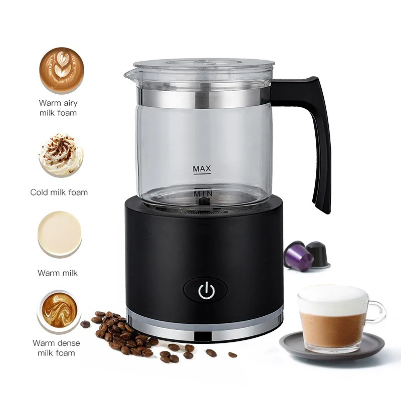 Electric Milk Frother Automatic Cold/Hot Milk Steamer Cappuccino Machine Milk Foamer Frothing Machines Home Appliances
Electric Milk Frother Automatic Cold/Hot Milk Steamer Cappuccino Machine Milk Foamer Frothing Machines Home Appliances