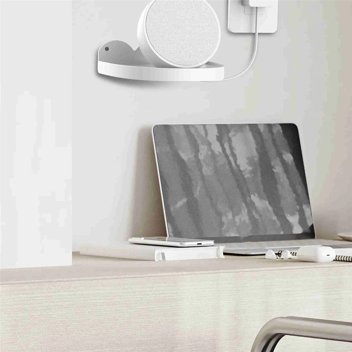 Smart Speaker Hanger for Echo Pop / Google Home Mini / Google Nest Mini Wall Mount Holder Speaker Bracket White
Smart Speaker Hanger for Echo Pop / Google Home Mini / Google Nest Mini Wall Mount Holder Speaker Bracket White