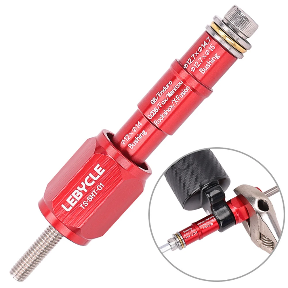 1pc Shock Absorber Bushing Removal Tool Bicycle Suspension Bush Removal Tool Removal Press-In DNM DU Bushing Bike Repair Tools
1pc Shock Absorber Bushing Removal Tool Bicycle Suspension Bush Removal Tool Removal Press-In DNM DU Bushing Bike Repair Tools