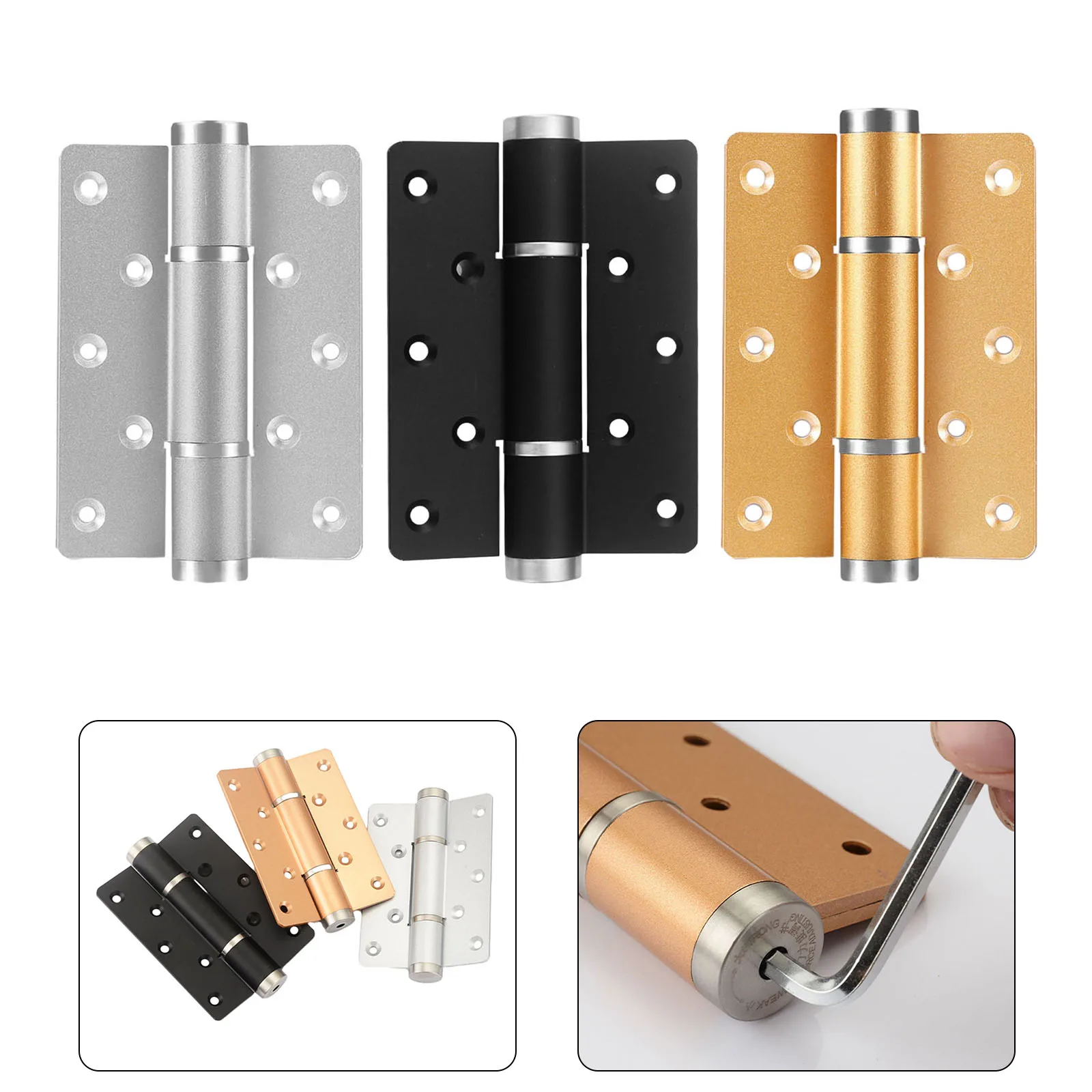 Door Hinges Invisible Spring Hinge Hydraulic Buffer Door Closer Punch-free Thicken Folding Hinge Positioning Closed Door Hinges
Door Hinges Invisible Spring Hinge Hydraulic Buffer Door Closer Punch-free Thicken Folding Hinge Positioning Closed Door Hinges