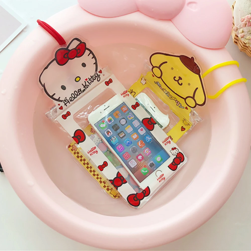 Sanrio 16Cm Waterproof Mobile Phone Bags Iphone Kt Kuromi Pikachu Melody Cinnamoroll Swimming Bag Gifts for Girls Kids Childrens
Sanrio 16Cm Waterproof Mobile Phone Bags Iphone Kt Kuromi Pikachu Melody Cinnamoroll Swimming Bag Gifts for Girls Kids Childrens