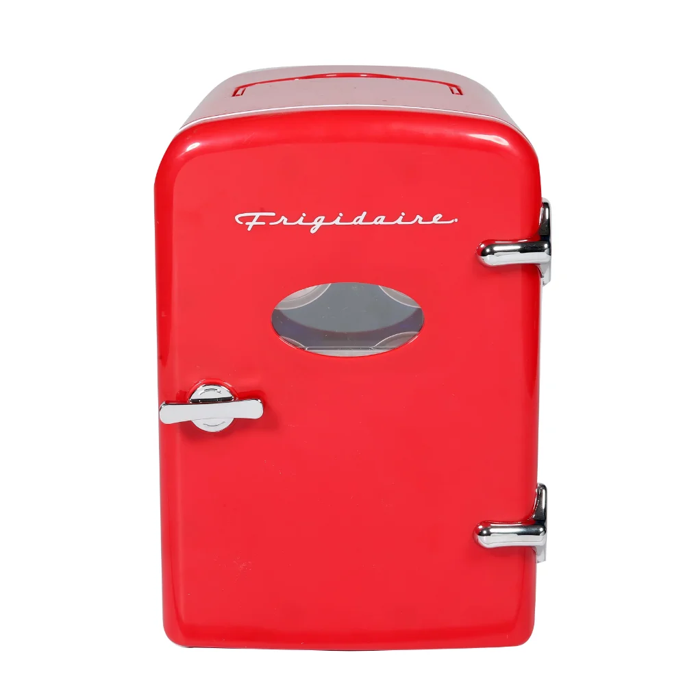 

Frigidaire Portable Retro Extra Large 9-Can Capacity Mini Refrigerator, EFMIS175, Red