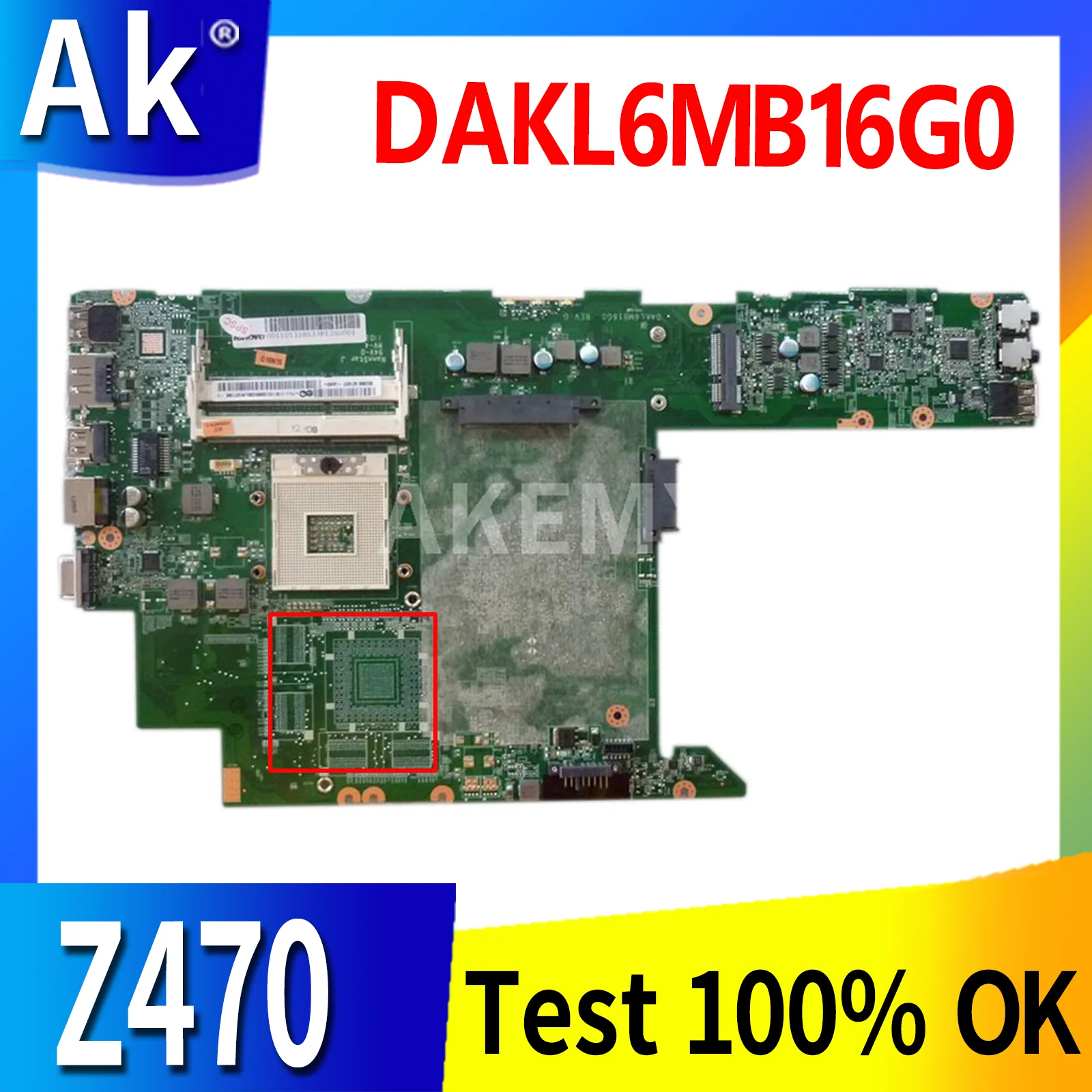For Lenovo Z470 laptop motherboard Mainboard DAKL6MB16G0 motherboard DDR3 11013285 102500226
For Lenovo Z470 laptop motherboard Mainboard DAKL6MB16G0 motherboard DDR3 11013285 102500226