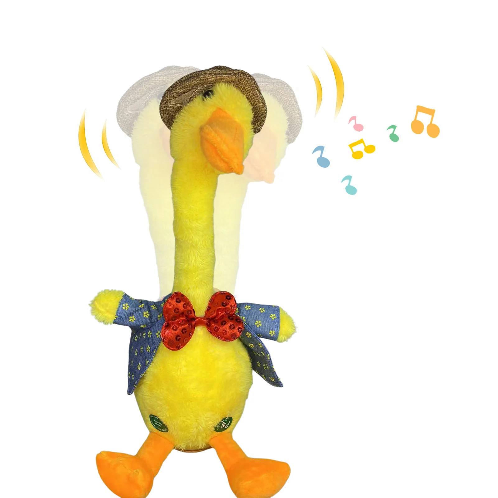 Dancing Talking Toy Funny Singing Duck Toy with 120 Songs Interactive Educational Early Learning Plush Animal Toys for Children
Dancing Talking Toy Funny Singing Duck Toy with 120 Songs Interactive Educational Early Learning Plush Animal Toys for Children