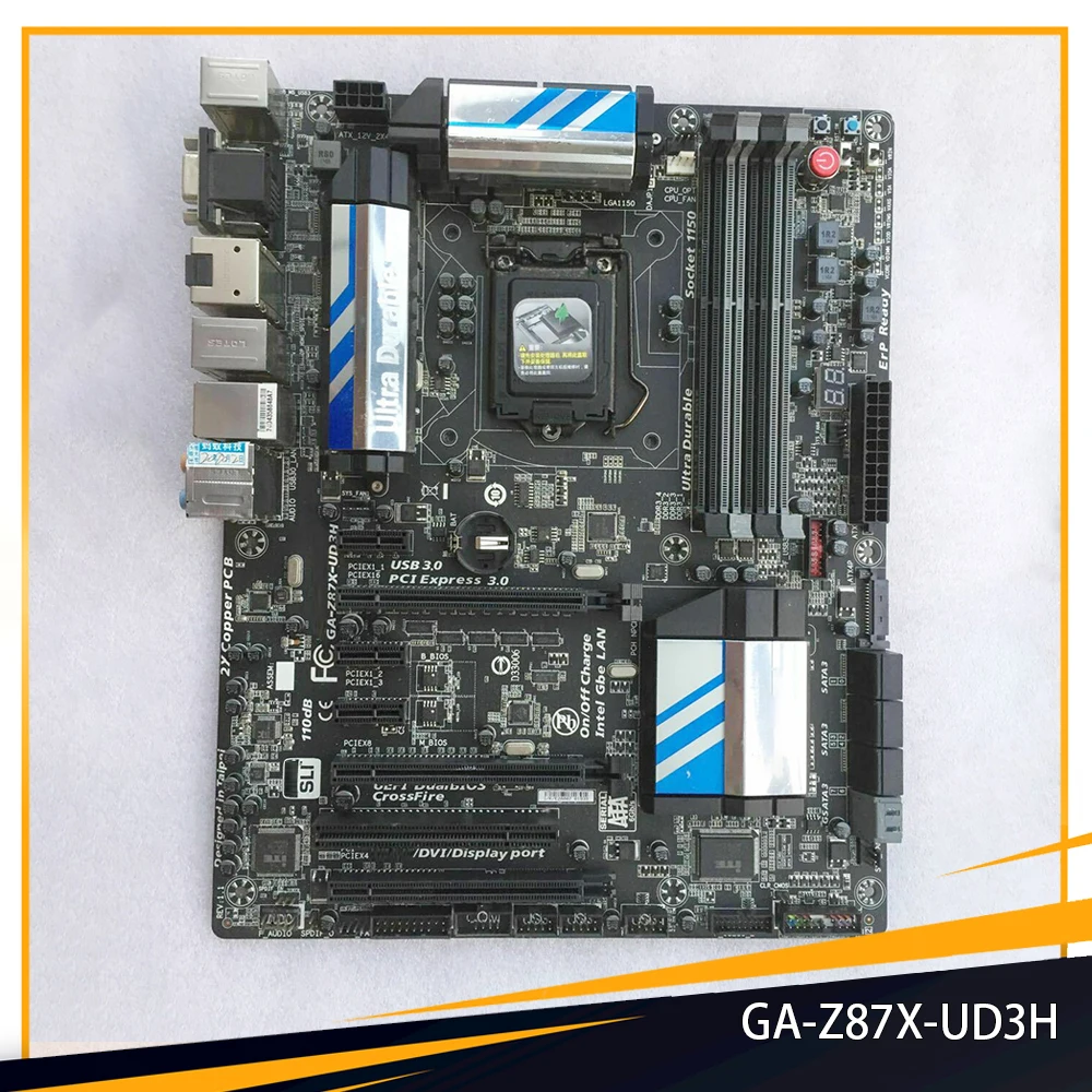GA-Z87X-UD3H для Gigabyte LGA 1150 DDR3 USB3.0 32G Z87 Z87X UD3H SATA 3 III SATA3, материнская плата для настольного ПК, высокое качество, быстрая доставка
GA-Z87X-UD3H для Gigabyte LGA 1150 DDR3 USB3.0 32G Z87 Z87X UD3H SATA 3 III SATA3, материнская плата для настольного ПК, высокое качество, быстрая доставка