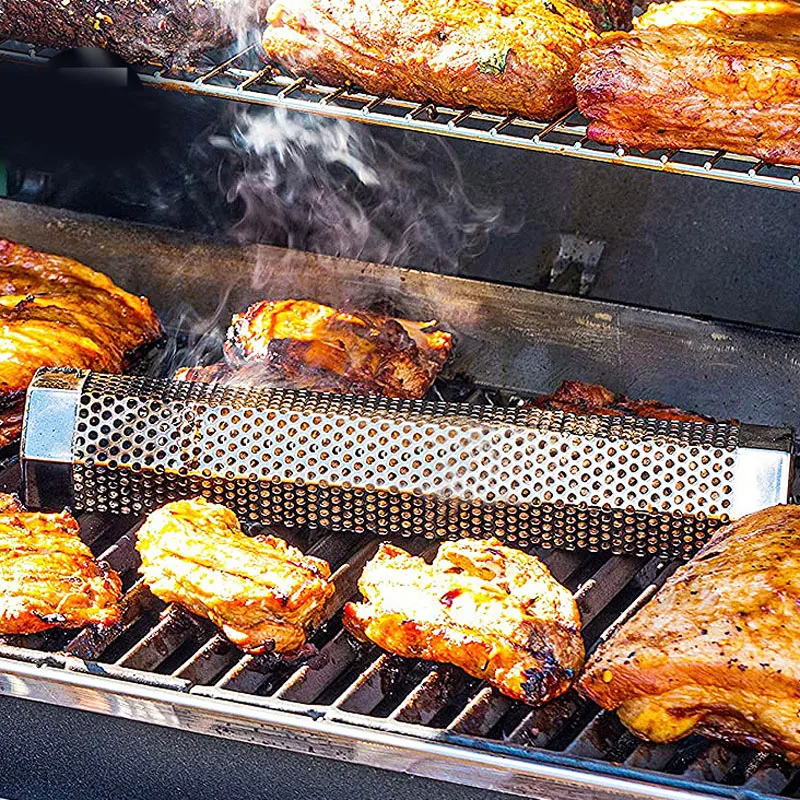 Stainless Steel BBQ Grill Tube Perforated Mesh Smoker Tube BBQ Accessories Tools BBQ Hexagon Tube
Stainless Steel BBQ Grill Tube Perforated Mesh Smoker Tube BBQ Accessories Tools BBQ Hexagon Tube