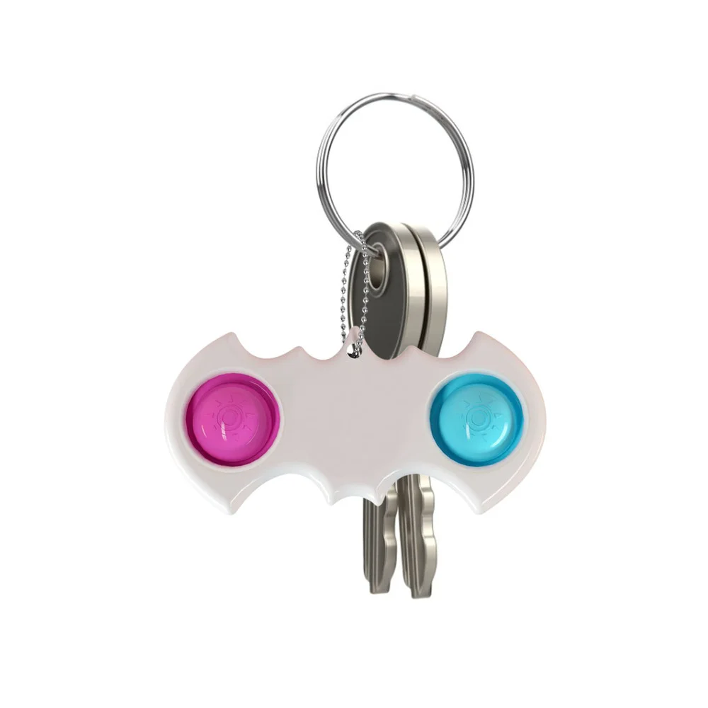 Two-color Double-sided Keychain Decompression Toy Silicone Pendant Silicone Educational Toys Fidget Toys
Two-color Double-sided Keychain Decompression Toy Silicone Pendant Silicone Educational Toys Fidget Toys