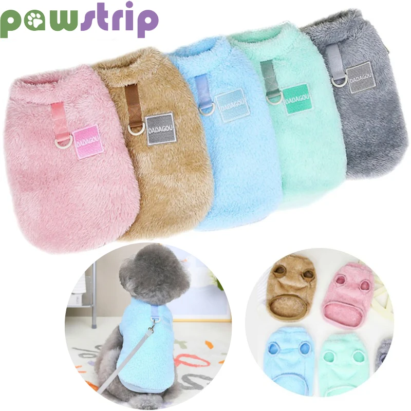 

Soft Fleece Dogs Clothes for Small Medium Dogs Warm Puppy Cat Jacket Chihuahua Yorkshire Poodle Teddy Sweater Pet Supplies
