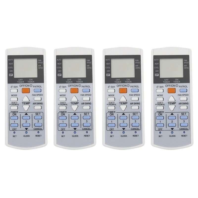 4х пульт дистанционного управления для кондиционера Panasonic ler A75C3407 A75C3623 A75C3625 KTSX003 A75C3297
4х пульт дистанционного управления для кондиционера Panasonic ler A75C3407 A75C3623 A75C3625 KTSX003 A75C3297