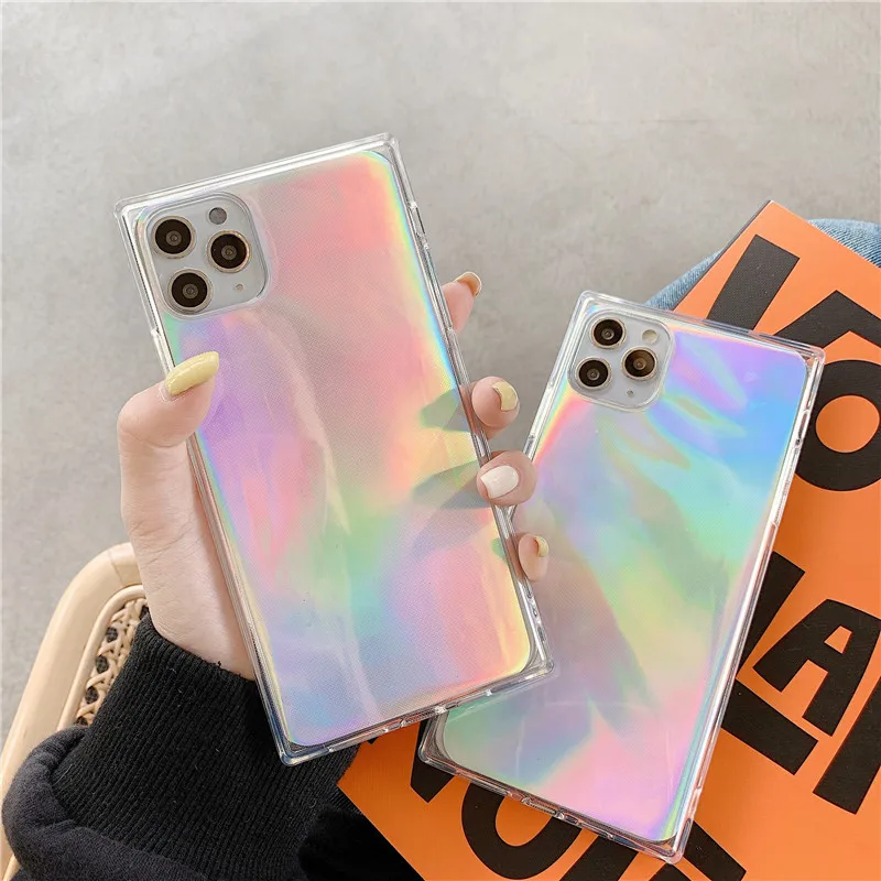 Square Laser Colorful Case Cover for IPhone 7 8 Plus 11 12 13 Mini Pro X XR XS Max Shockproof Phone Case IPhone 13 Case
Square Laser Colorful Case Cover for IPhone 7 8 Plus 11 12 13 Mini Pro X XR XS Max Shockproof Phone Case IPhone 13 Case