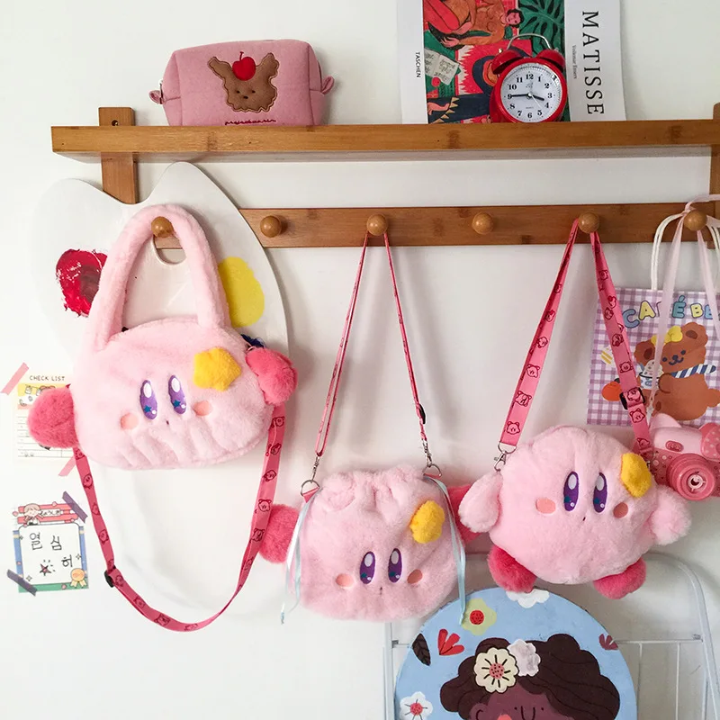 Star Kirby Anime Kawaii Plush Backpack Messenger Bag Girl Heart Kirby Messenger Bag Children's Gift Toys
Star Kirby Anime Kawaii Plush Backpack Messenger Bag Girl Heart Kirby Messenger Bag Children's Gift Toys