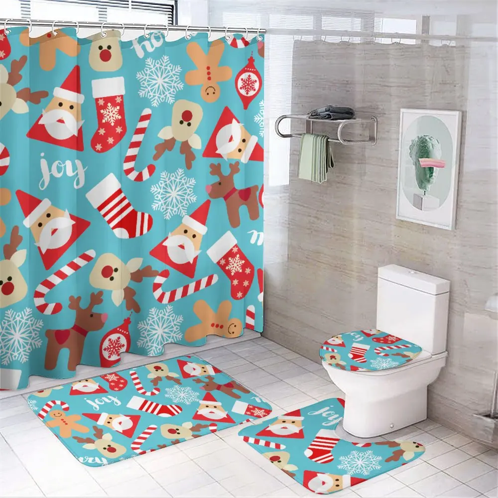 29 Pcs Bathroom Accessories Sets with Shower Curtain, Toilet Lid Rug, Contour Mat and Bath Mat
29 Pcs Bathroom Accessories Sets with Shower Curtain, Toilet Lid Rug, Contour Mat and Bath Mat