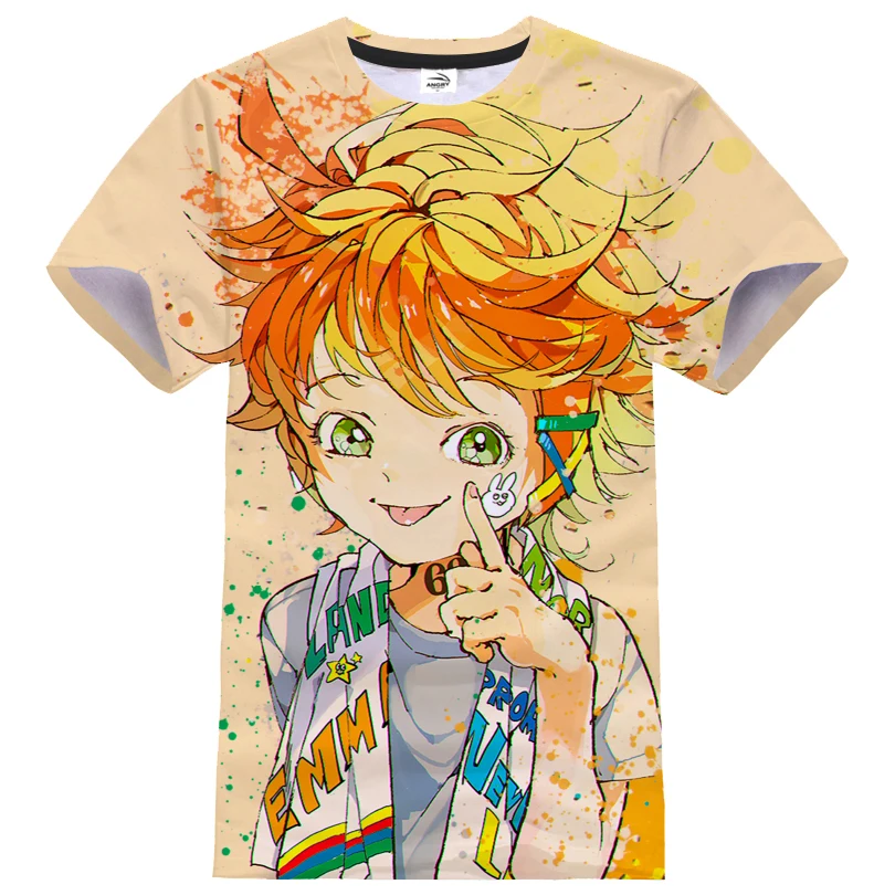 Anime T-shirt The Promised Neverland 3D Print Streetwear Men O-Neck Short Sleeve Tops
Anime T-shirt The Promised Neverland 3D Print Streetwear Men O-Neck Short Sleeve Tops