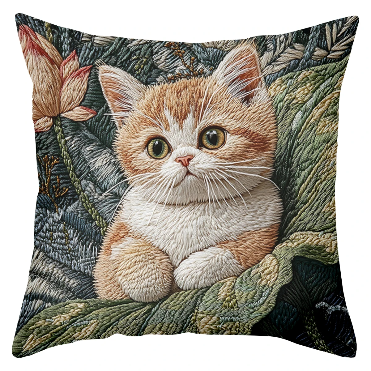 Милый узор котенка, декоративная наволочка для дивана, полиэстер
Милый узор котенка, декоративная наволочка для дивана, полиэстер