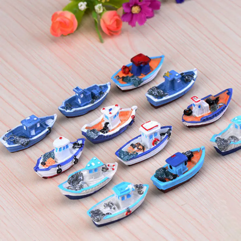 1PC Miniture Mini Boat Model Fishing Ship Toy DIY Craft Home Tabletop Decor Gift Figurine Ornament DIY Micro Landscape
1PC Miniture Mini Boat Model Fishing Ship Toy DIY Craft Home Tabletop Decor Gift Figurine Ornament DIY Micro Landscape