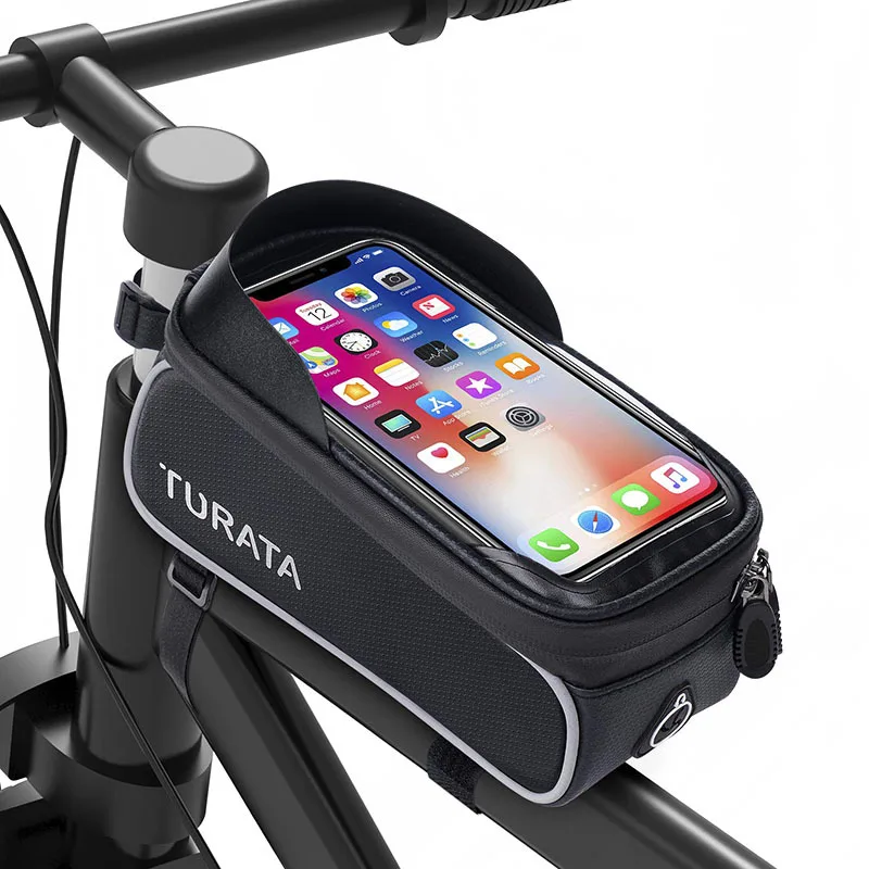 2022 Black Waterproof Cycling Bicycle Bike Head Tube Handlebar Cell Mobile Phone Bags Case Holder Case Pannier for 6.5in Phone
2022 Black Waterproof Cycling Bicycle Bike Head Tube Handlebar Cell Mobile Phone Bags Case Holder Case Pannier for 6.5in Phone