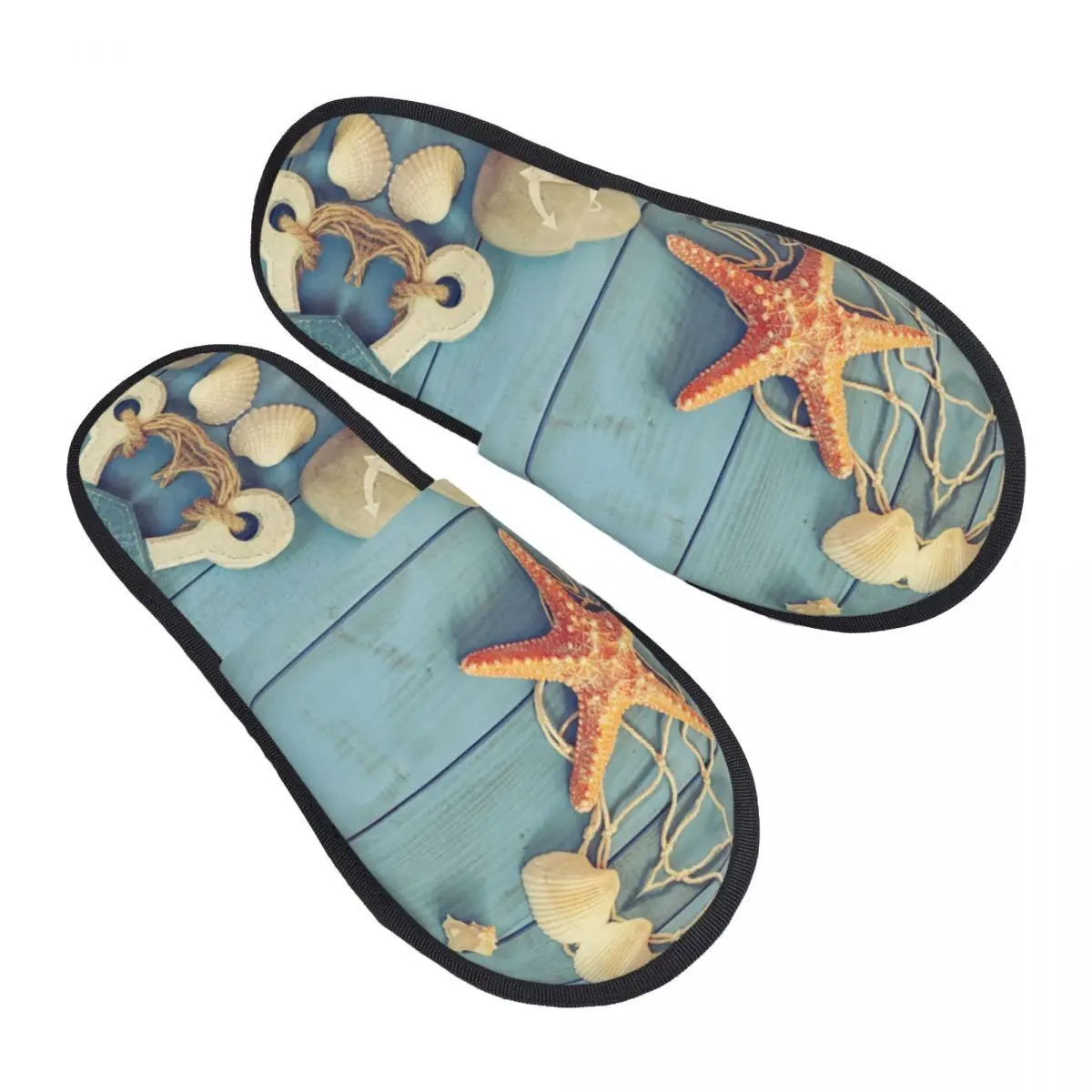 Winter Women Men Non-Slip Flat Slippers Ocean Sea Seashell Starfish Wooden Indoor Fur Soft Warm Shoes
Winter Women Men Non-Slip Flat Slippers Ocean Sea Seashell Starfish Wooden Indoor Fur Soft Warm Shoes