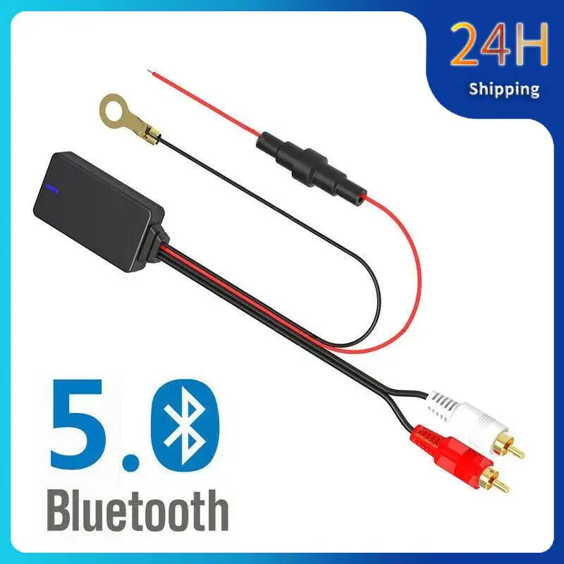 Car Wireless Bluetooth Adapter Radio Stereo Audio Adapter 2RCA Connector Music Receiver AUX Cable Universal For Most Car 
Car Wireless Bluetooth Adapter Radio Stereo Audio Adapter 2RCA Connector Music Receiver AUX Cable Universal For Most Car