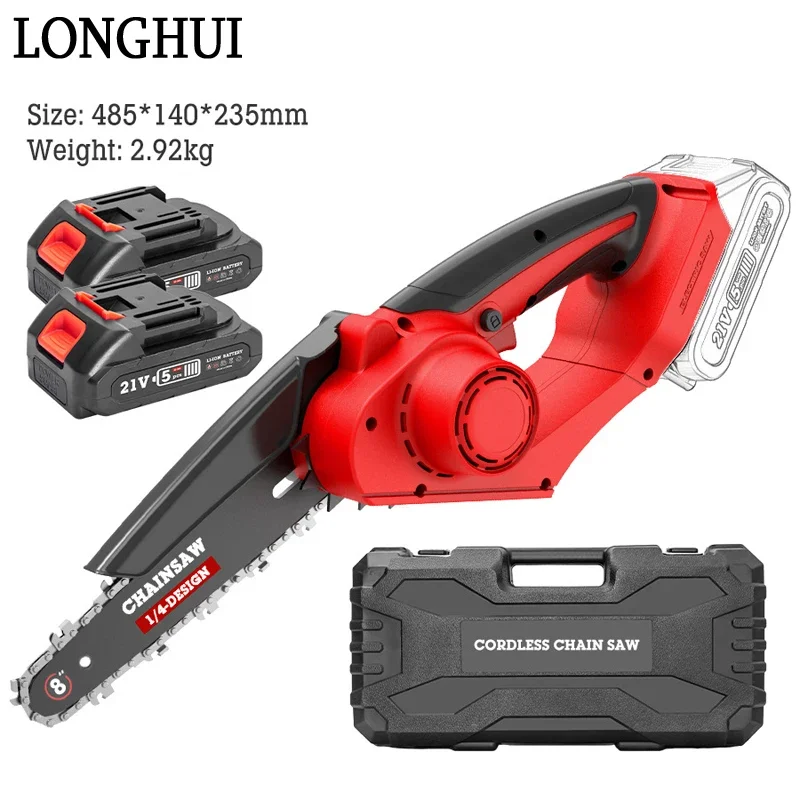 21V 8 Inch Brushless Electric Chain Saw Electric Saw Cordless Saw Mini Handheld Pruning Saw Woodworking Saw Cutting Power Tools
21V 8 Inch Brushless Electric Chain Saw Electric Saw Cordless Saw Mini Handheld Pruning Saw Woodworking Saw Cutting Power Tools