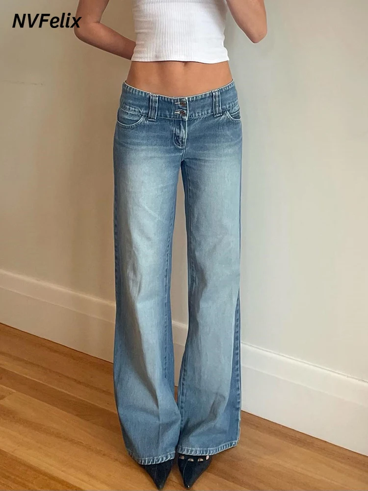 Women's Jeans Vintage 90s Y2k Baggy Straight Denim Trousers High Waist Loose Casual Long Jeans Pants Female Clothing Streetwear
Women's Jeans Vintage 90s Y2k Baggy Straight Denim Trousers High Waist Loose Casual Long Jeans Pants Female Clothing Streetwear