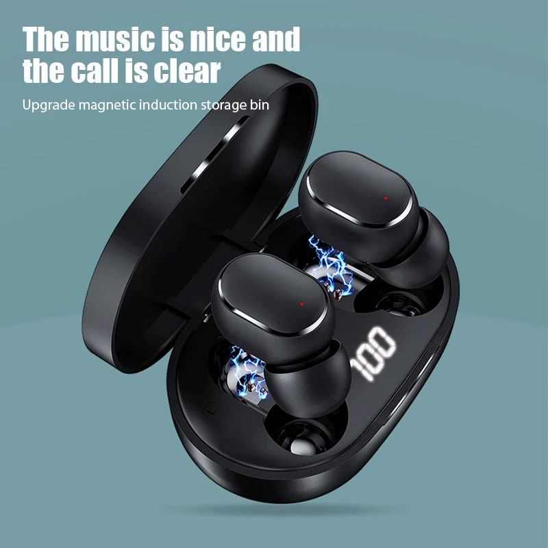 M3 Wireless Bluetooth Earphones 5.1 Earset Stereo Headphones Sport Noise Cancelling Mini Earbuds For xiaomi samsung All Phone
M3 Wireless Bluetooth Earphones 5.1 Earset Stereo Headphones Sport Noise Cancelling Mini Earbuds For xiaomi samsung All Phone