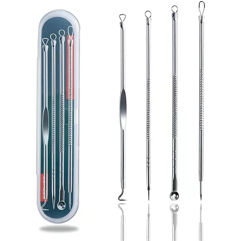 4PCS Blackhead Acne Remover Comedone Black Spot Blemish Pimple Removal Needle Facial Care Skin Cleansing Pore Cleanser Beauty
4PCS Blackhead Acne Remover Comedone Black Spot Blemish Pimple Removal Needle Facial Care Skin Cleansing Pore Cleanser Beauty
