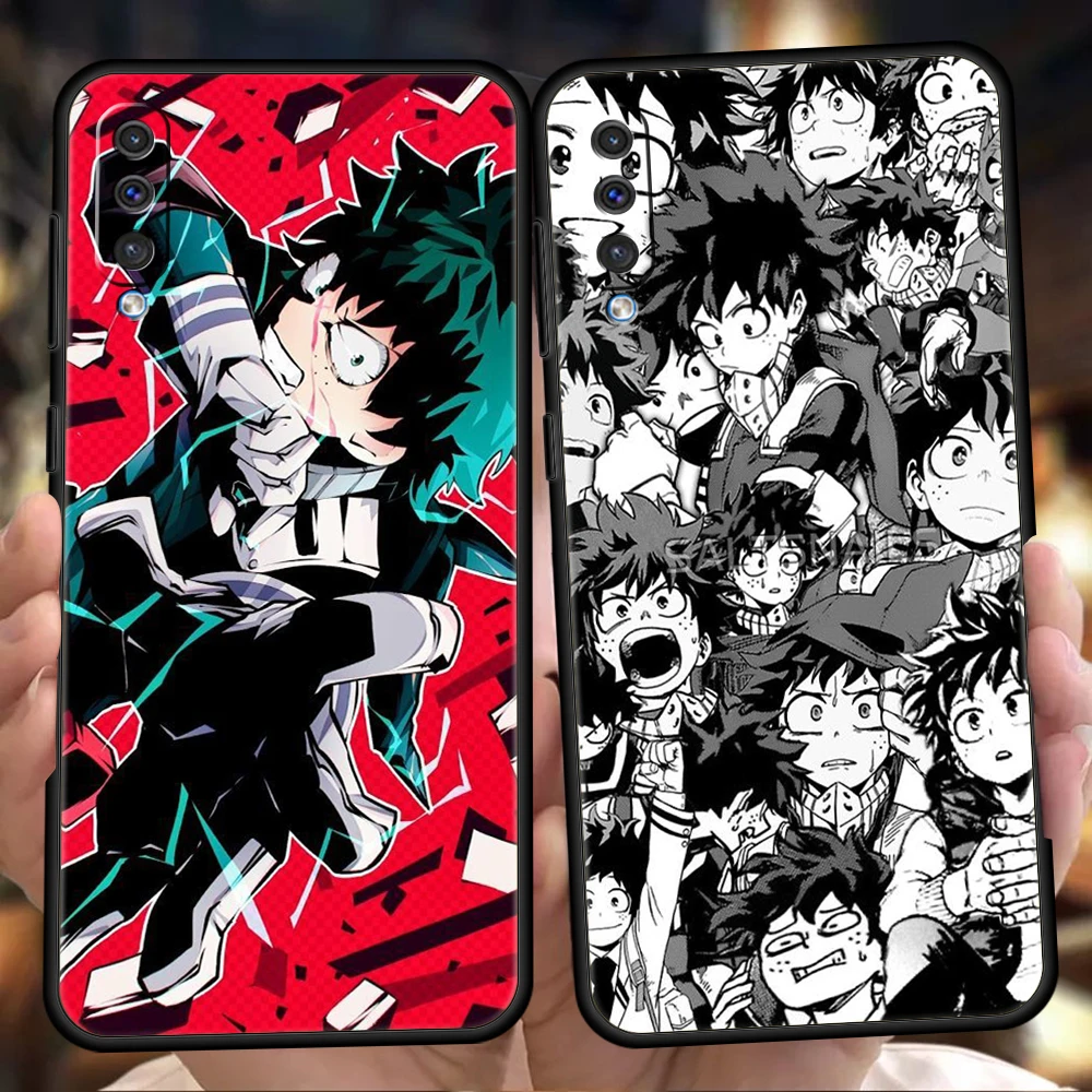 

My Hero Academia Phone Cover Case For Samsung Galaxy A12 A02 A03 A03S A52 A70 A50 A20 A10 A10S A40 4G Luxury Silicone Shell Bag