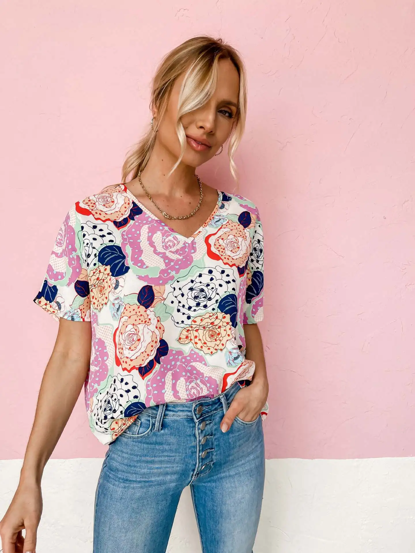 Printed T Shirts Women Summer Casual Tees Aesthetic Graphic Clothes Female Tops 
Printed T Shirts Women Summer Casual Tees Aesthetic Graphic Clothes Female Tops