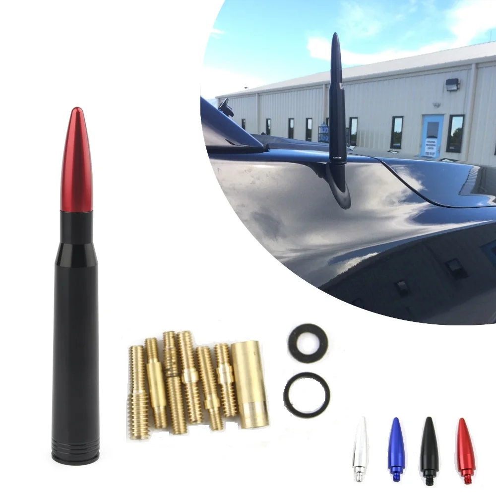 Aluminum Car SUV Bullet Antenna Caliber Bullet Ammo Short Antenna Kit for Dodge Ram Ford F150 Raptor CRV RAV4 JEEP 50
Aluminum Car SUV Bullet Antenna Caliber Bullet Ammo Short Antenna Kit for Dodge Ram Ford F150 Raptor CRV RAV4 JEEP 50