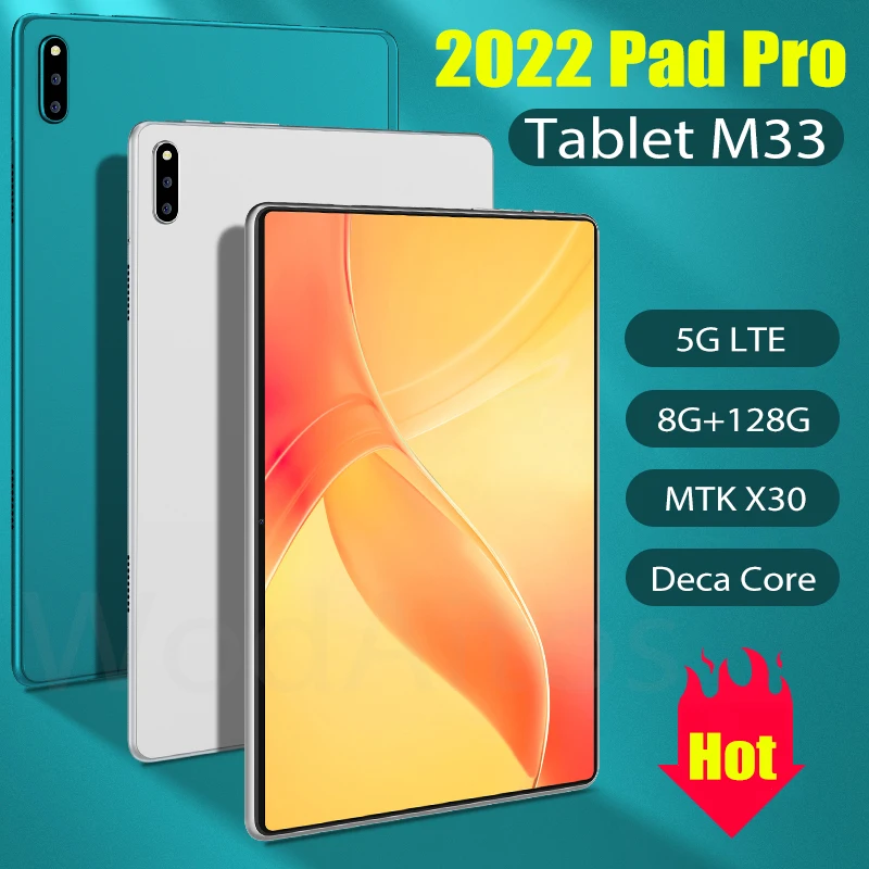Планшет M33 Android 10, 10,1 дюйма, Wi-Fi, 6000 мА · ч, 128 ГБ 
Планшет M33 Android 10, 10,1 дюйма, Wi-Fi, 6000 мА · ч, 128 ГБ