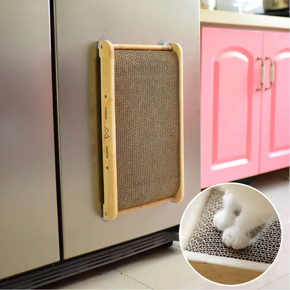 2023 Wall Mounted Cat Scratcher with Suction Cup Wooden Scraper Detachable Lounge Bed Training Grinding Claw Toys Cat Scratch Bo
2023 Wall Mounted Cat Scratcher with Suction Cup Wooden Scraper Detachable Lounge Bed Training Grinding Claw Toys Cat Scratch Bo