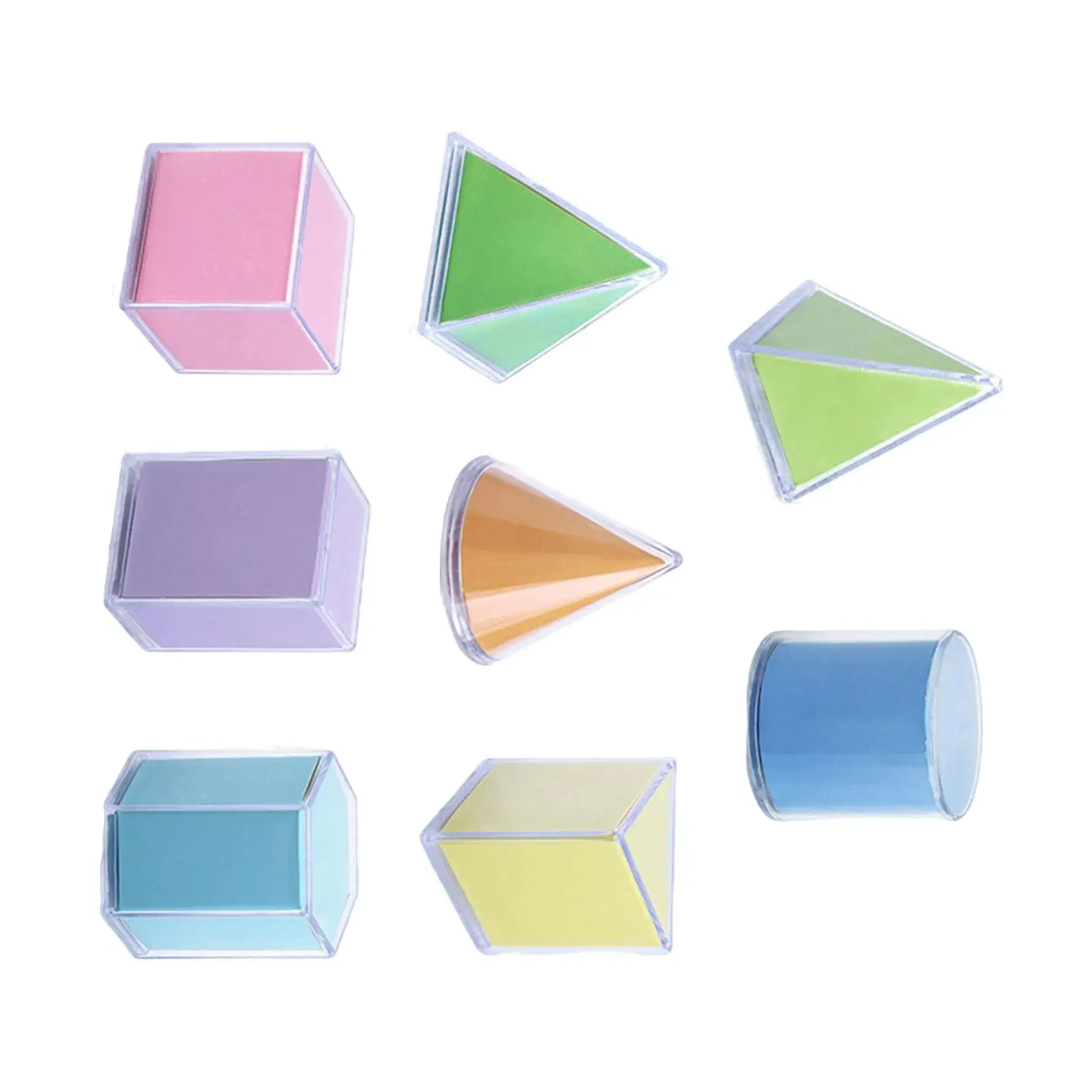 8x Transparent Geometric Shapes Blocks Montessori Toys Stacking Game Educational Toy Math Toys for Kids Babies Ages 2+ Toddler
8x Transparent Geometric Shapes Blocks Montessori Toys Stacking Game Educational Toy Math Toys for Kids Babies Ages 2+ Toddler
