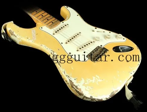Rhxflame Heavy Relic Yngwie Malmsteen Play Loud Double Deck ST Guitar Cream Over White, Scalloped Fingerboard, Big Headstock,
Rhxflame Heavy Relic Yngwie Malmsteen Play Loud Double Deck ST Guitar Cream Over White, Scalloped Fingerboard, Big Headstock,